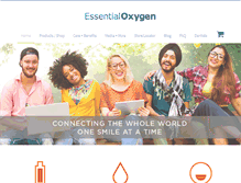 Tablet Screenshot of essentialoxygen.com
